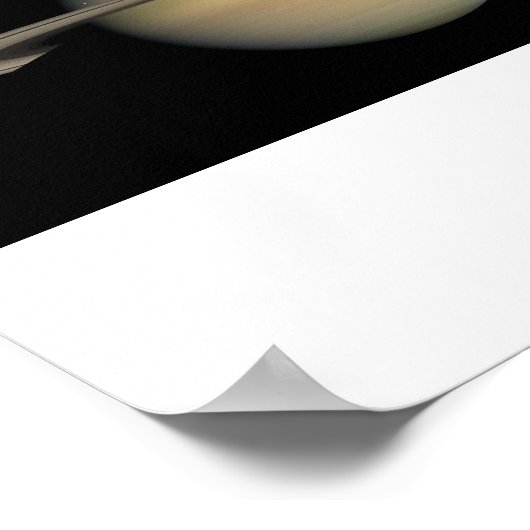 Saturn Vollansicht Poster (Ecke)
