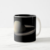 Saturn von Cassini Zweifarbige Tasse (VorderseiteRechts)