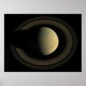Saturn von oben poster (Vorne)