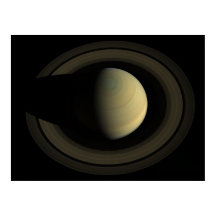 Saturn von oben