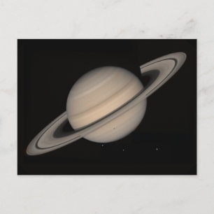 Saturn von Voyager 2 Postkarte