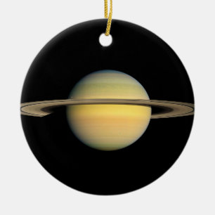 Saturn während des Äquinoktikums Keramikornament