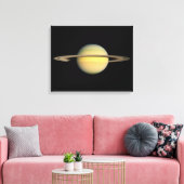 Saturn während Equinox Leinwanddruck (Insitu (Wohnzimmer))