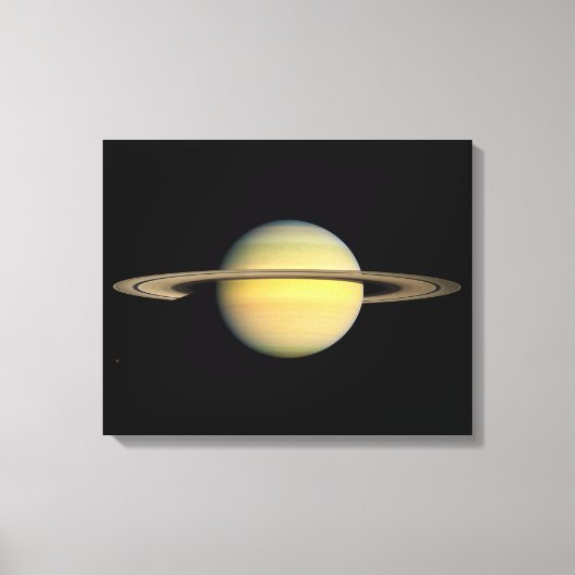 Saturn während Equinox Leinwanddruck (Vorderseite)