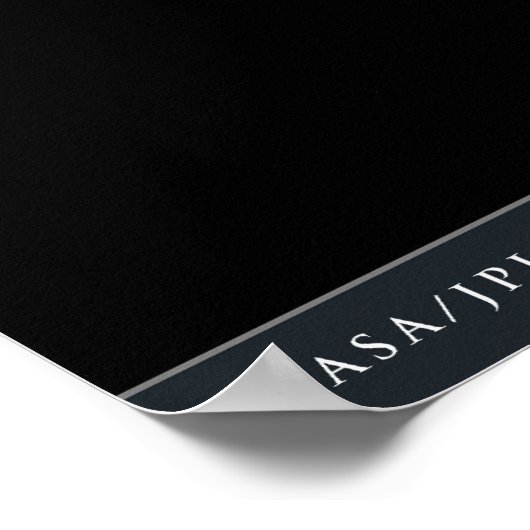 Saturn wie nie zuvor gesehen poster (Ecke)