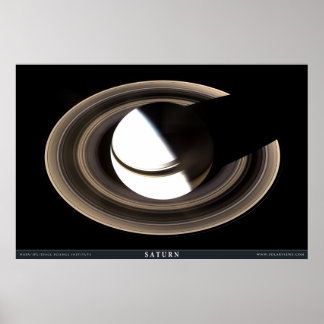 Saturn wie nie zuvor gesehen poster