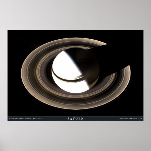 Saturn wie nie zuvor gesehen poster (Vorne)