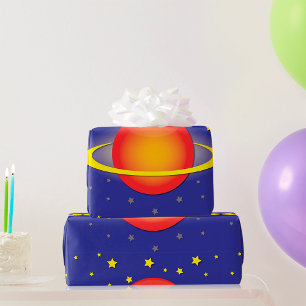 Saturn Wrapping Paper Geschenkpapier