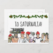 Saturnalia Holiday Postkarte (Vorne/Hinten)