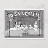 Saturnalia-Karte Postkarte (Vorderseite)