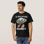 Saturnita La Vaca Saturno Italian Brainrot Birthda T-Shirt (Vorne ganz)