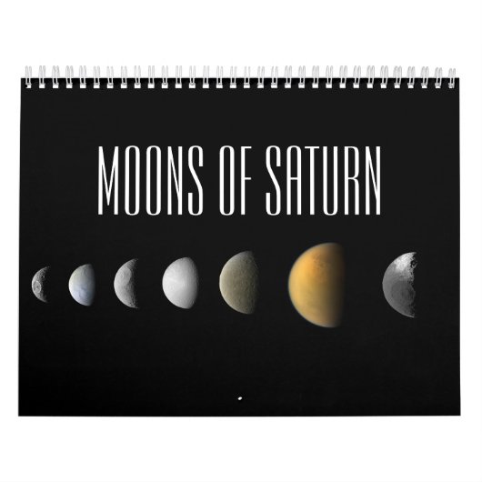Saturnmonde Kalender (Titelbild)