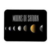 Saturnmonde Magnet (Horizontal)