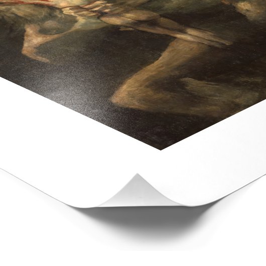 Saturno devorando a su hijo francisco de goya fotodruck (Ecke)