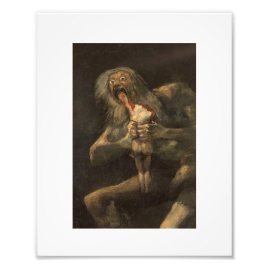 Saturno devorando a su hijo francisco de goya fotodruck (Vorne)