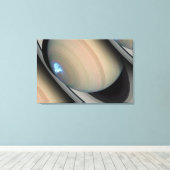 Saturns dynamische Auroras Leinwanddruck (Insitu (Holzboden))