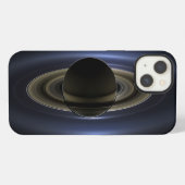 Saturns Finsternis iPhone Hülle (Rückseite (Horizontal))
