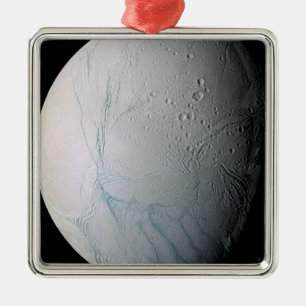 Saturns Mond Enceladus 2 Silbernes Ornament