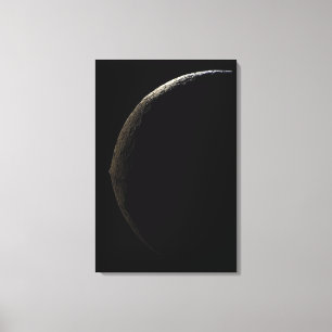 Saturns Mond Iapetus Leinwanddruck