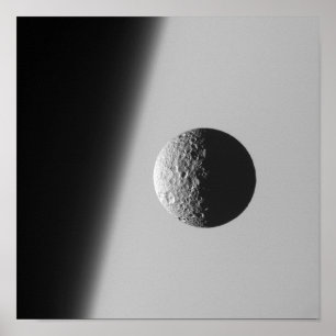 Saturns Mond Mimas Poster