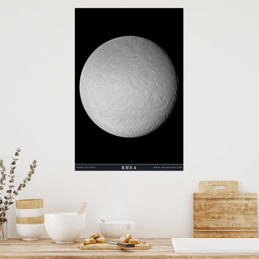 Saturns Mondhütte Poster (Küche)