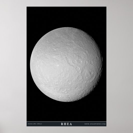 Saturns Mondhütte Poster (Vorne)