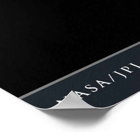 Saturns Mondhyperion Poster (Ecke)