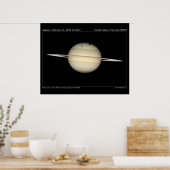 Saturns Moons Transit Astronomie Poster (Küche)