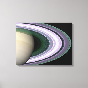 Saturns Ringe Leinwanddruck