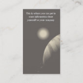 Saturns Ringe Visitenkarte (Rückseite)