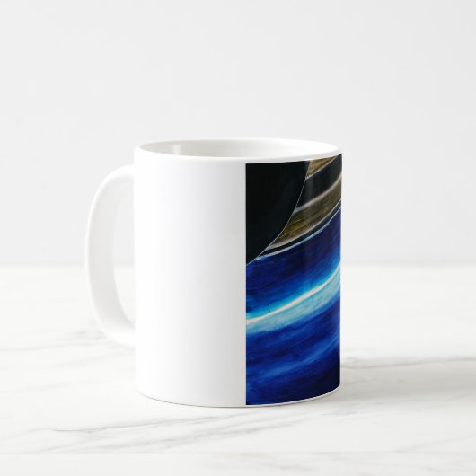 Saturns Rings Kaffeetasse (Vorderseite Links)