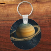 Saturns Rings - kosmischer Schlüsselanhänger (Rückseite)
