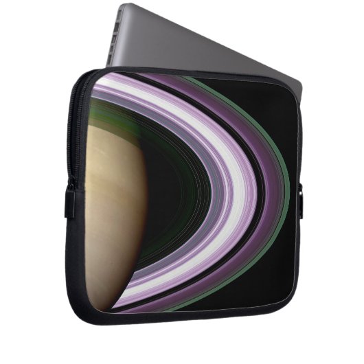 Saturns Rings Laptopschutzhülle (Vorne Rechts)