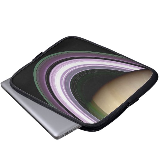 Saturns Rings Laptopschutzhülle (Vorne Knopf)