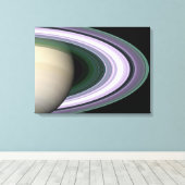 Saturns Rings Leinwanddruck (Insitu (Holzboden))