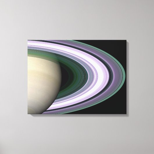 Saturns Rings Leinwanddruck (Vorderseite)