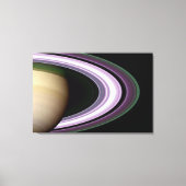 Saturns Rings Leinwanddruck (Vorderseite)