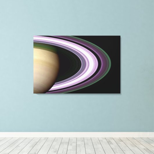 Saturns Rings Leinwanddruck (Insitu (Holzboden))