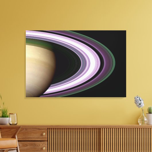 Saturns Rings Leinwanddruck (Insitu (Wohnzimmer))