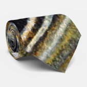 Saturns Rings Metallic Necktie Krawatte (Gerollt)