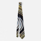 Saturns Rings Metallic Necktie Krawatte (Rückseite)