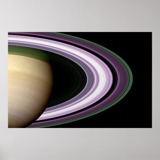 Saturns Rings Poster (Vorne)