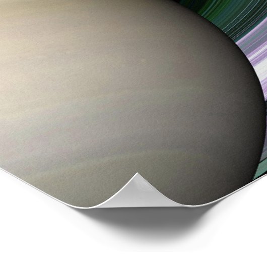 Saturns Rings Poster (Ecke)