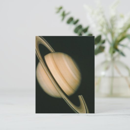Saturns Rings Postkarte (Stehend Vorderseite)