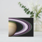 Saturns Rings Postkarte (Stehend Vorderseite)