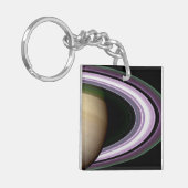 Saturns Rings Schlüsselanhänger (Vorderseite links)