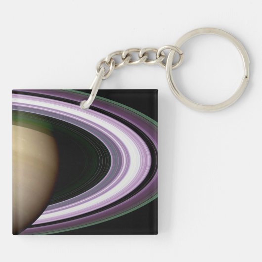 Saturns Rings Schlüsselanhänger (Rückseite)