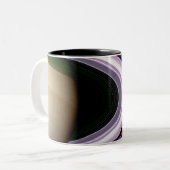 Saturns Rings Zweifarbige Tasse (Vorderseite Links)