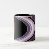 Saturns Rings Zweifarbige Tasse (Mittel)