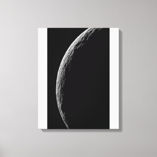 Saturns Tethys Leinwanddruck (Vorderseite)